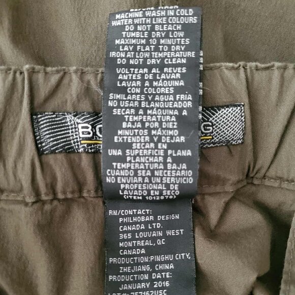 NEW Men's Cargo Convertible Pant (Green) - Picture 10 of 12